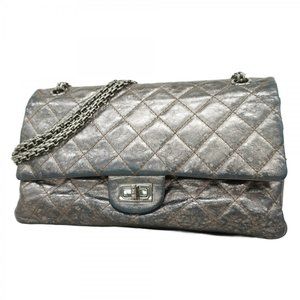 CHANEL Silver Shoulder Bag